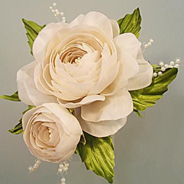 自制发夹发饰手工批发,手工发饰diy仿真花朵