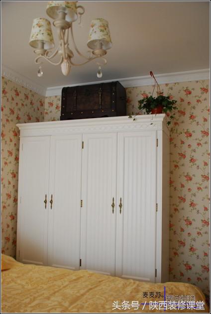 133平4室2厅2卫的四叶草户型装修,133平4室2厅2卫极简奶油风格