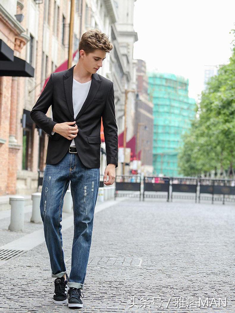 男西装休闲韩版帅气,帅气休闲西装一套
