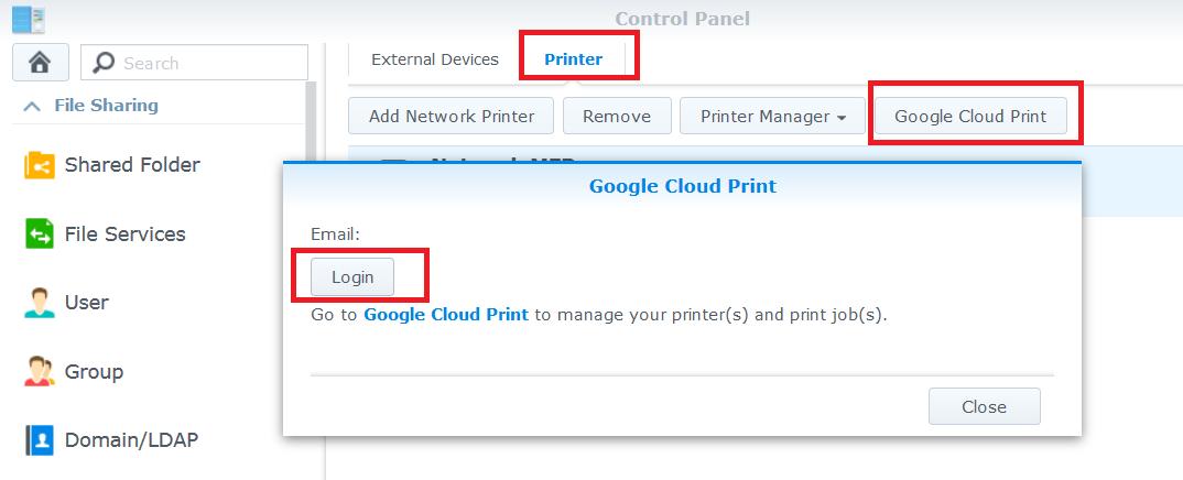 nas共享打印机怎么设置,synology可以用什么打印机