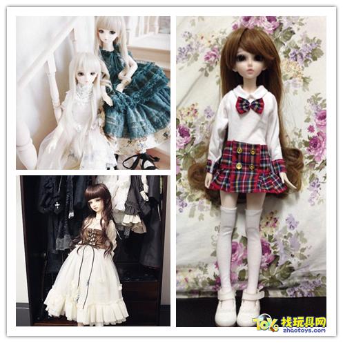 可爱风bjd娃娃,闭眼睛的bjd娃娃
