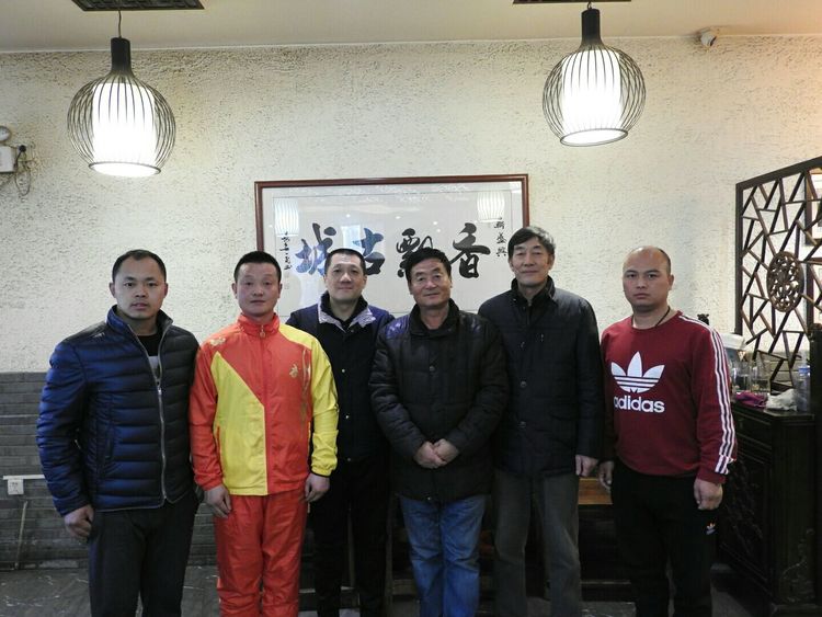 李震武术馆的学员,红拳李震