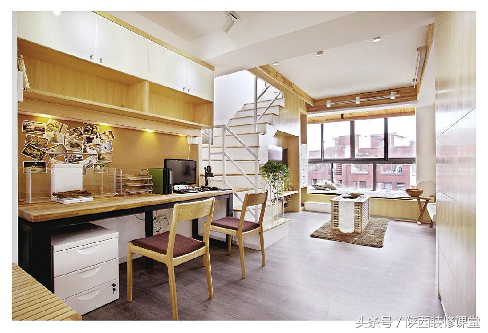 原木风一梯一户,一户一房一厅装修效果图