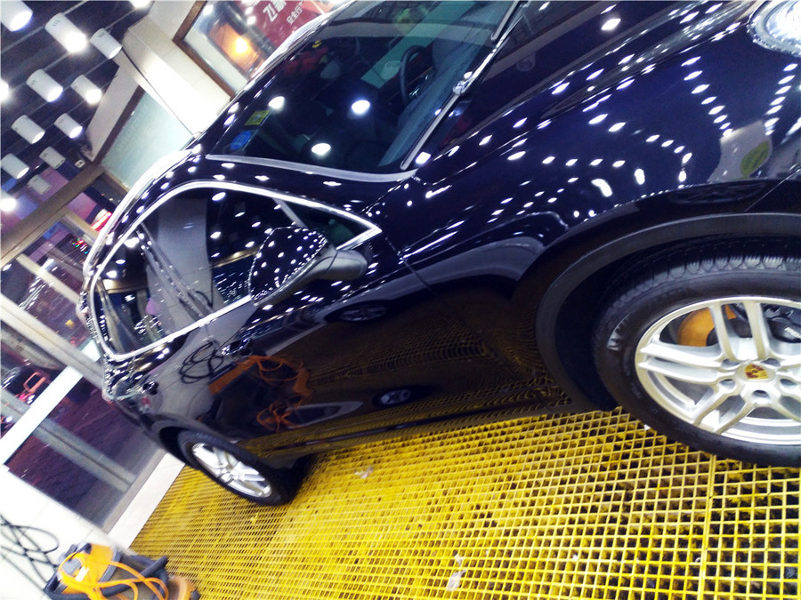 保时捷卡宴tpu漆面保护最佳效果图,保时捷卡宴最美车漆