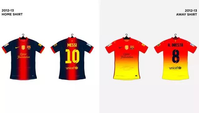 巴萨1617赛季球衣耐克,fcb与nike联名球衣