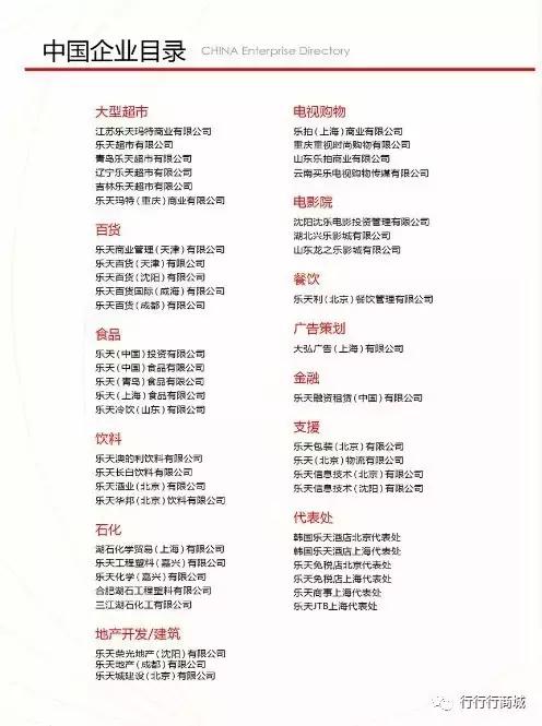 今日始让犯我中华的“乐天”倾家荡产（附乐天门店全部名单）