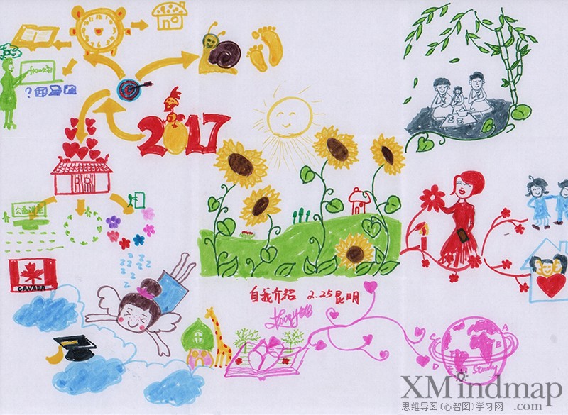 关于新鲜的思维导图手绘,手绘精美思维导图漂亮