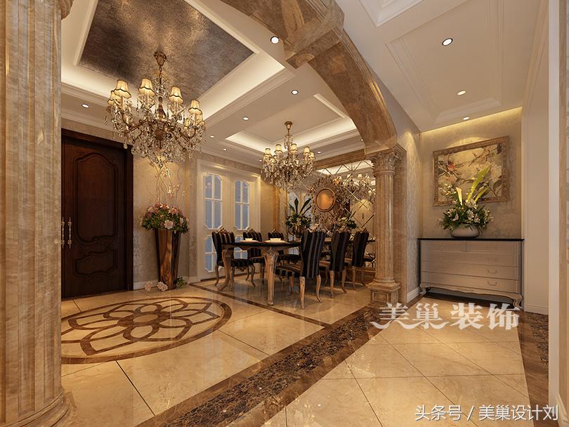 海棠湾别墅装修设计,溪林湾151平装修效果