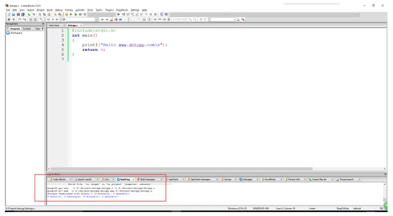 c语言入门codeblocks新建工程,codeblocks如何使用debug