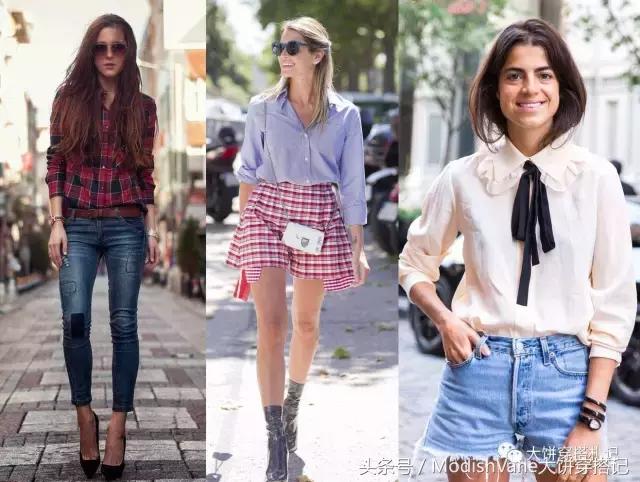 不同做工的衬衫,不同衬衫