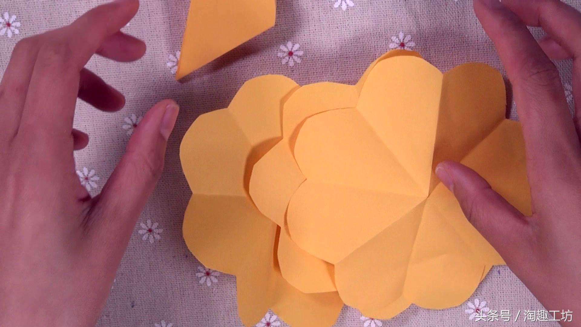 玫瑰花这样折才最漂亮,手残党也能学会的玫瑰花折法