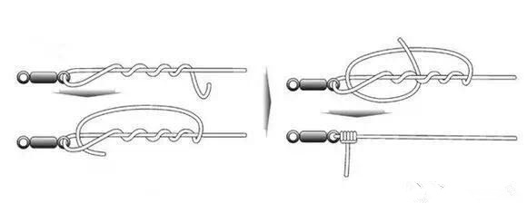 钓大鱼不伤线的绑法,鱼线主线和饵线绑法技巧