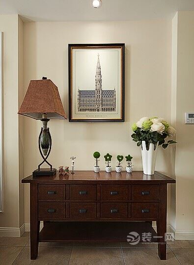 华侨城120平美式装修,装修效果图华侨城简约现代武汉