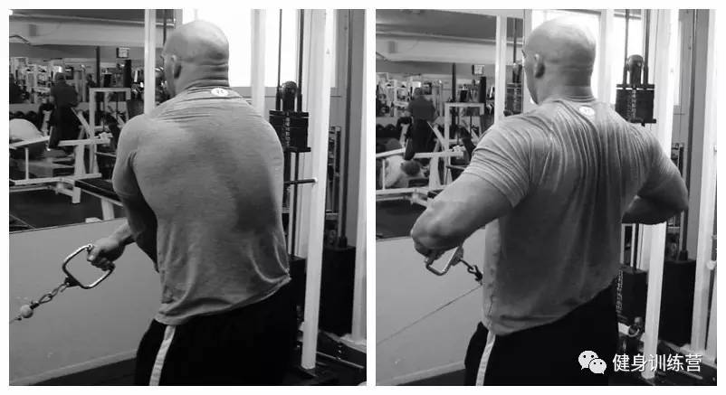 练背是手臂发力还是背发力,练背感觉手臂发力