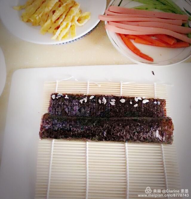 做紫菜包饭的教学培训,学做基础紫菜包饭