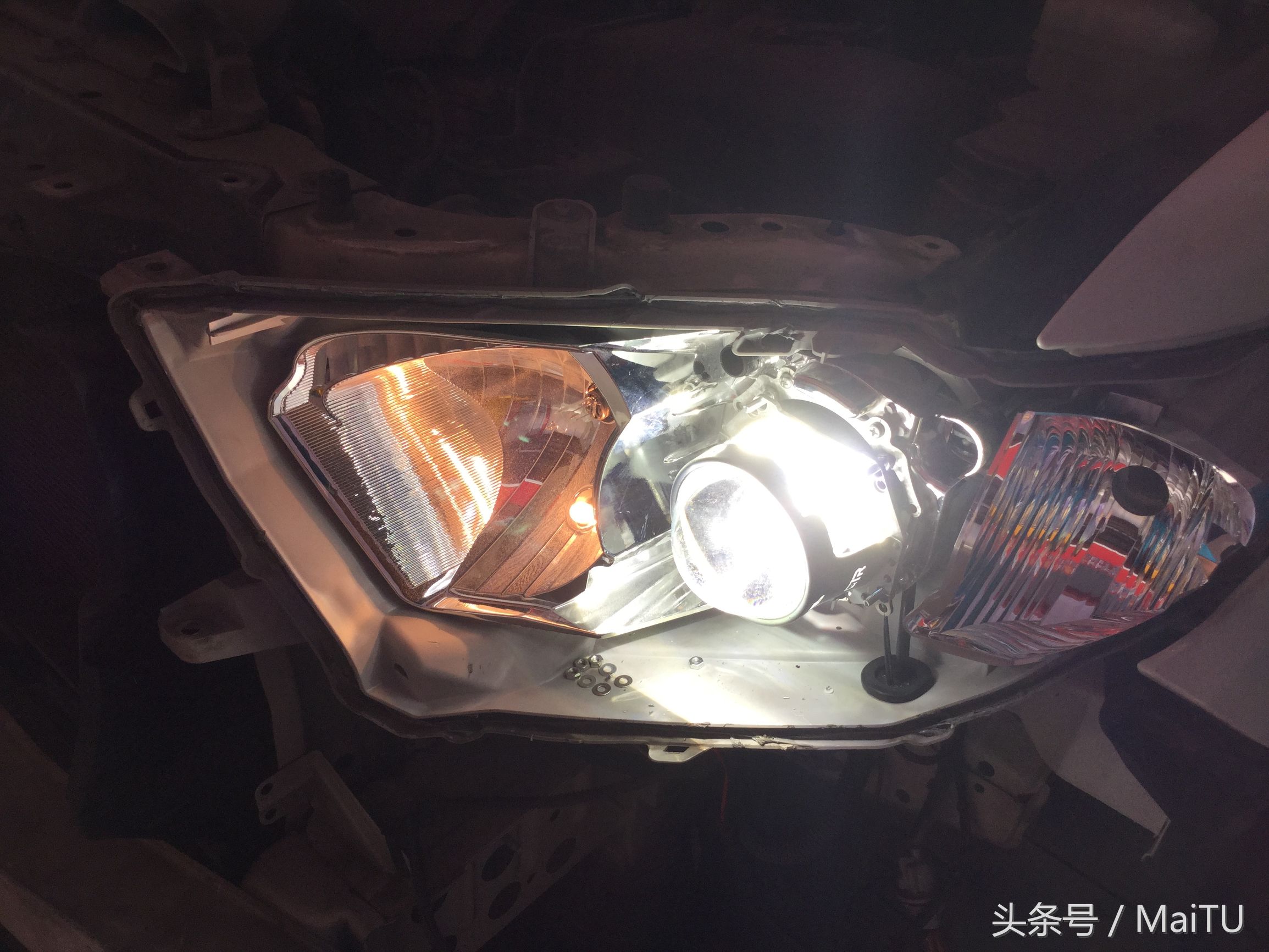 丰田汉兰达车灯光使用图解,汉兰达原车灯光效果