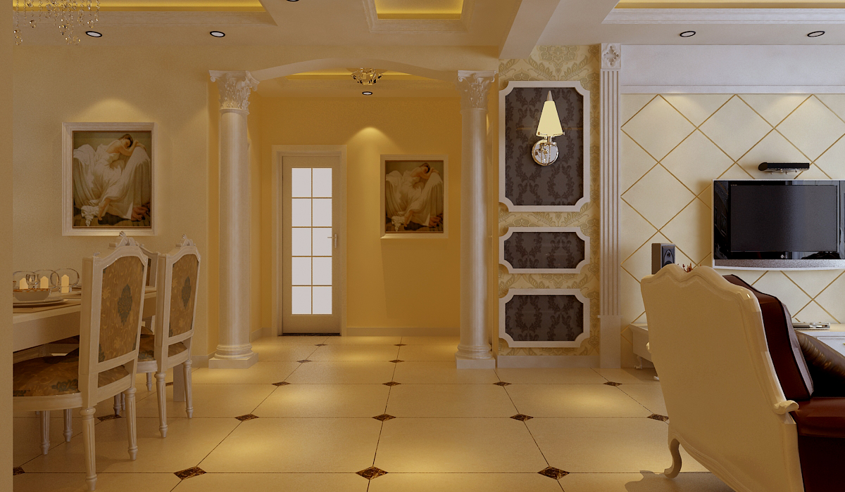 欧式装修风格淄博阿拉丁装饰公司为老百姓实打实干活的装饰公司