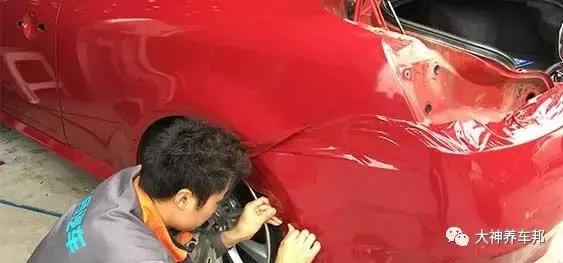 英菲尼迪贴膜视频,英菲尼迪雾霾蓝贴膜