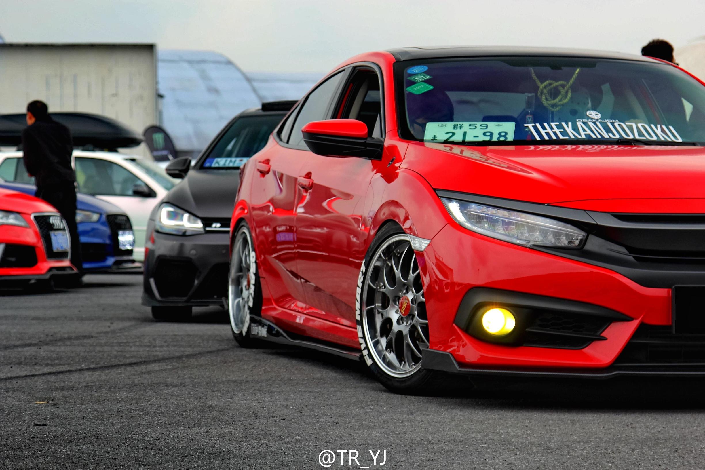 改装最好看的白色10代思域,改的最好看的十代思域