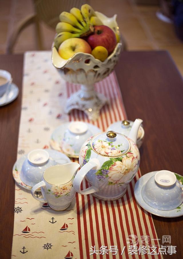 140平米地中海风格装修效果图,汇君城140平米三室轻奢装修风格