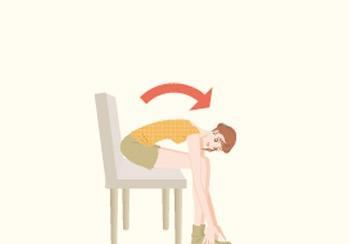 办公室坐在凳子上的减肥动作,办公室减肥操椅子