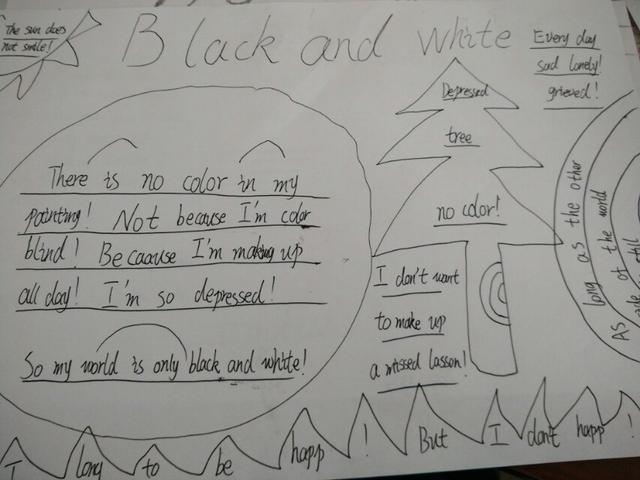 使出洪荒之力画手抄报,英语自画像为主题手抄报