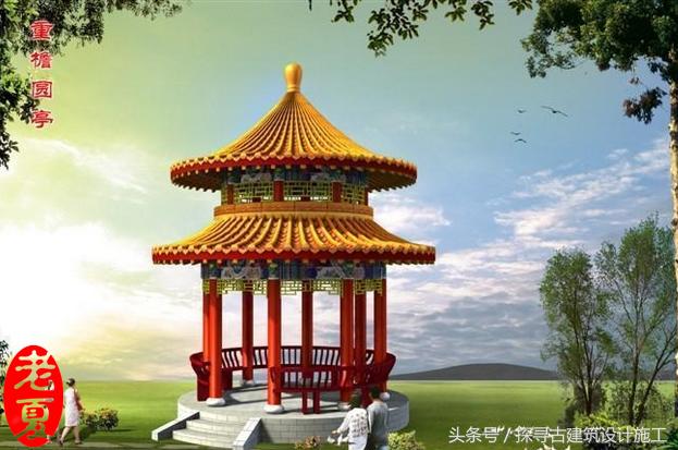 小院亭子样式小尺寸,乡村亭子样式设计图大全