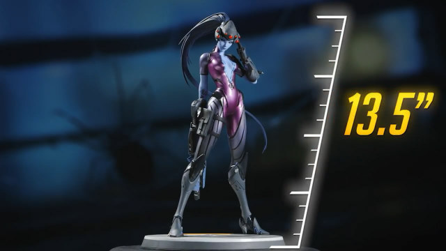 守望先锋黑百合手办gk,守望先锋官方cp