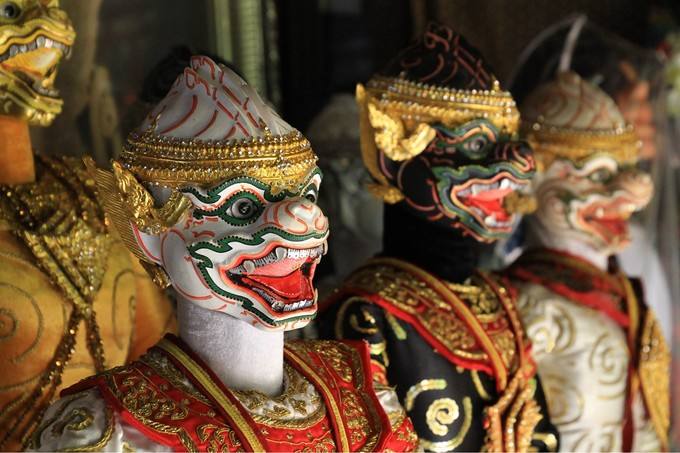 泰国猴神哈努曼,泰国猴神哈努曼骑麒麟