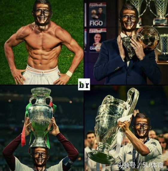 梅西和c罗雕像,c罗和梅西的雕像