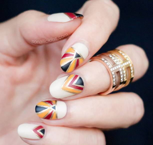 好看又好做的美甲diy教学,美甲小技巧学会在家就能做哦