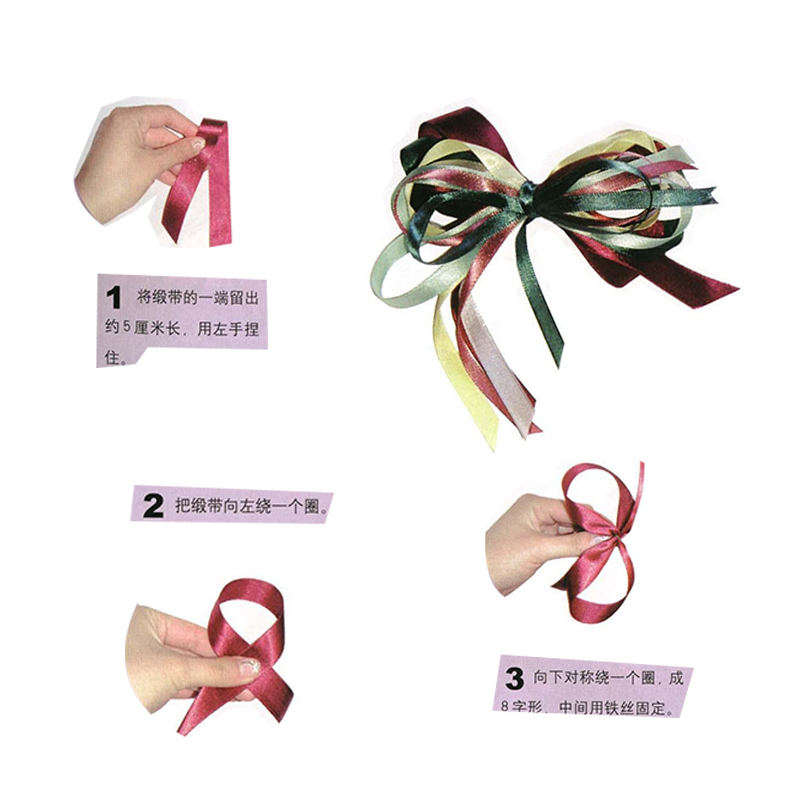 一些好用的礼品包装丝带系法,礼品盒包装丝带系法图解