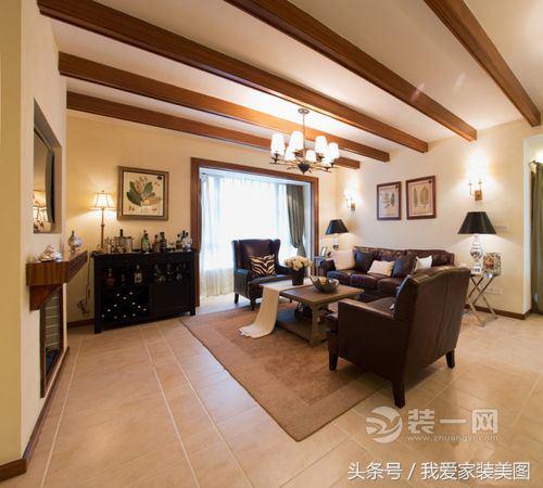 130平三居室美式风格重庆中渝香奈公馆12.61万装修