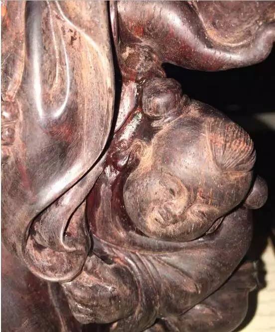 紫檀雕件,老紫檀雕可以用水清洗吗