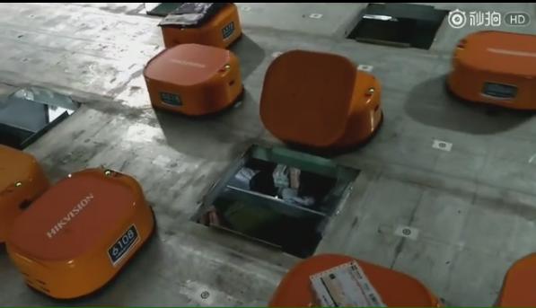 快递分拣机器人,一个机器人每小时能分拣450件快递