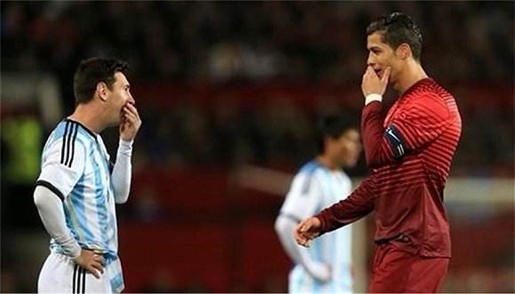 c罗得知梅西被喷搞笑图片,c罗梅西调侃国足视频