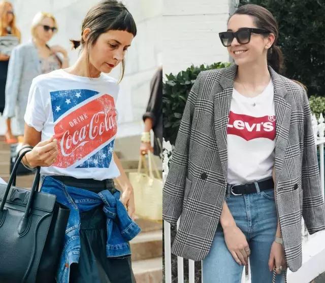 今年t恤怎么穿好看炸了,今年时髦宽松t恤