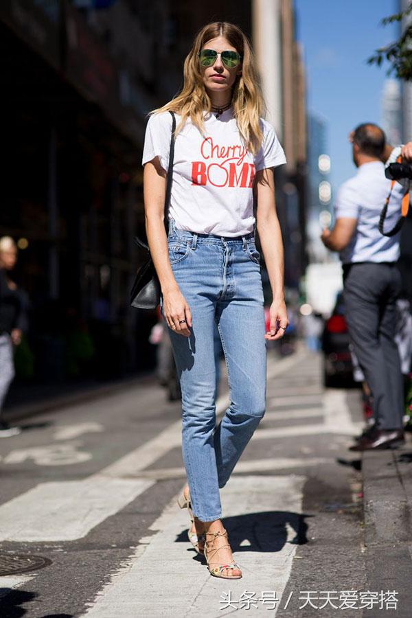 长袖slogantee,怎么穿slogant恤最时髦