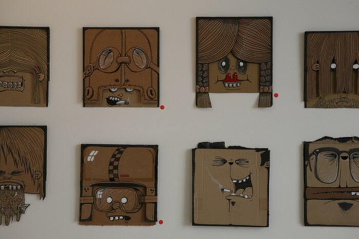 废纸箱做儿童玩具,废纸箱做可爱的宝宝