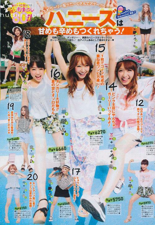 日本时尚界的女性,日本时尚分类