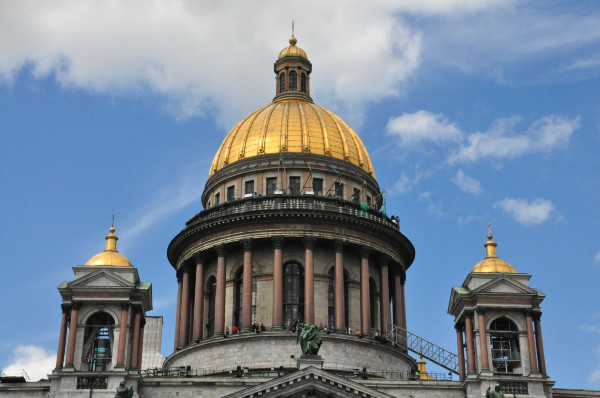 伊萨基辅大教堂拼图步骤图解视频,中俄莫斯科