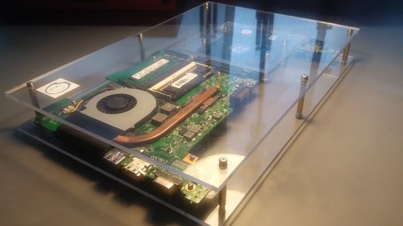 旧办公电脑机箱diy,diy木制笔记本电脑机箱