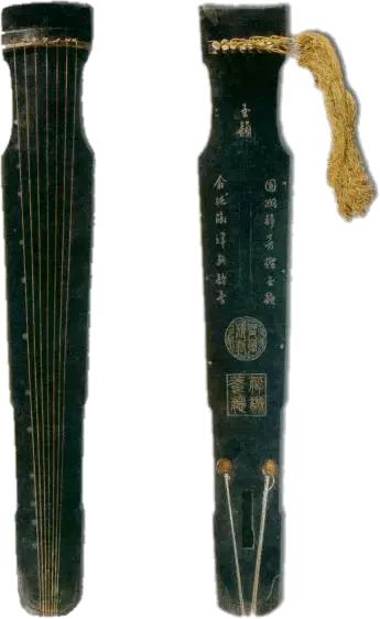 中国历代古琴图片大全,中国古琴图谱