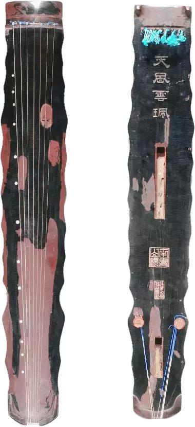 中国历代古琴图片大全,中国古琴图谱