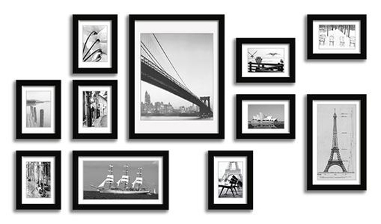 日常照片墙效果图大全,室内装修磁吸照片墙