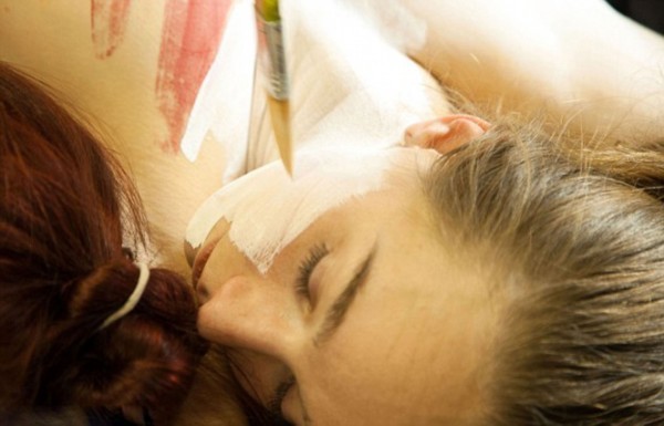 艺术家用自然物制作的作品图片,艺术家用自然的图案变成图谱