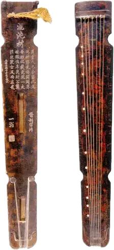 历代古琴的基础知识,中国古琴辨识图