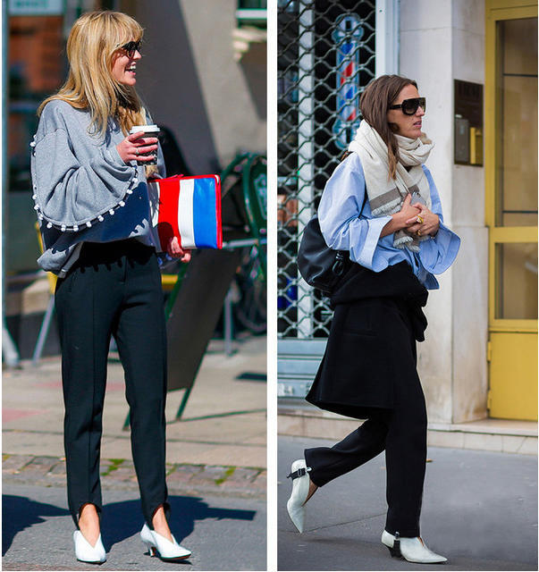 v型鞋口尖头鞋,比较适合夏天穿的潮鞋