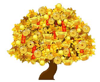 送你一棵发财树来年财源滚滚来,财源滚滚来适合种什么发财树