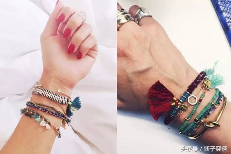 ins小众冷淡风不掉色钛钢手镯,小众原创银手镯ins